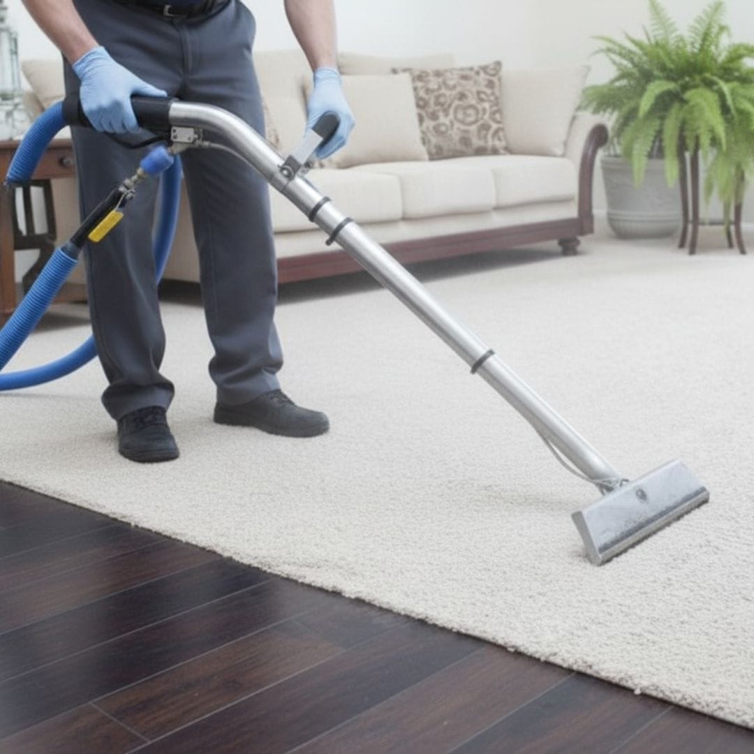 Professional rug steam cleaning in Brisbane for deep-seated dirt and allergens.
