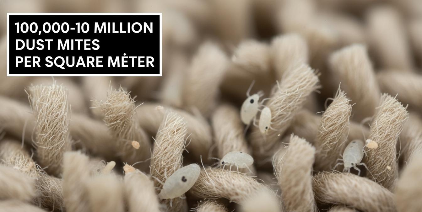 dust mites carpet Brisbane humidity allergens professional removal