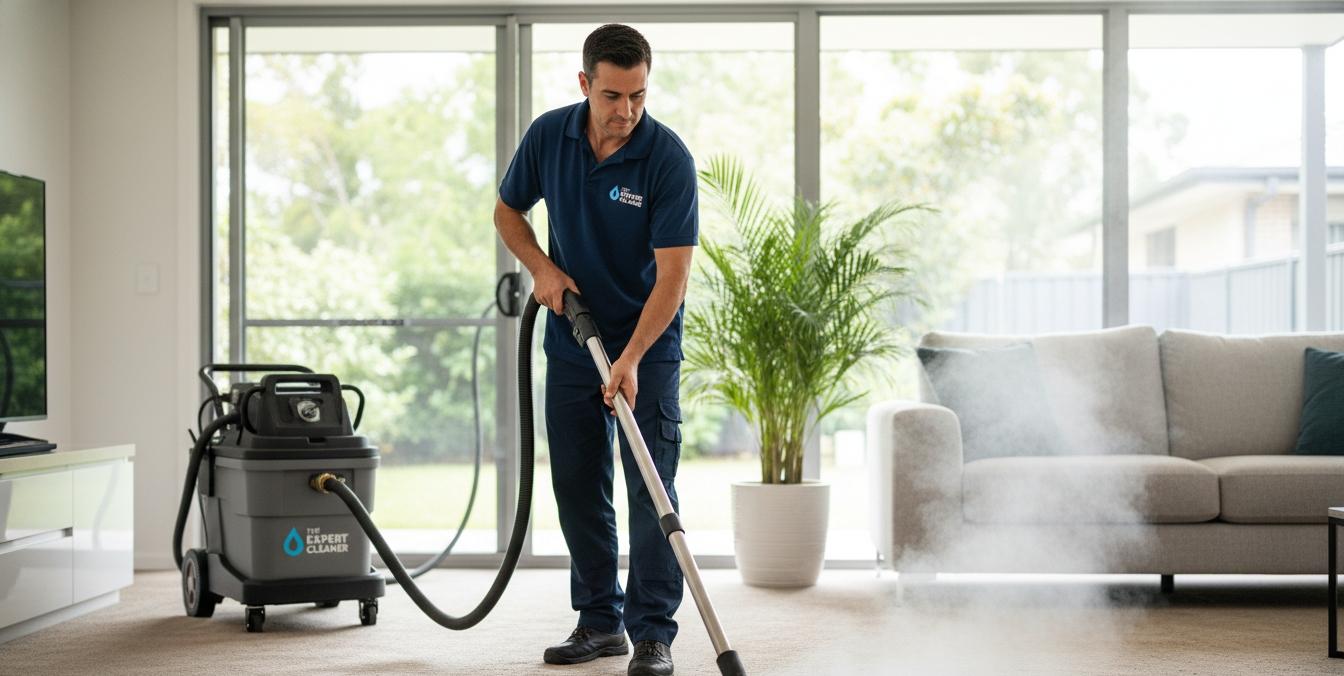 professional carpet steam cleaning Brisbane hot water extraction service