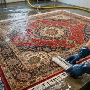 Professional Persian rug cleaning and restoration.